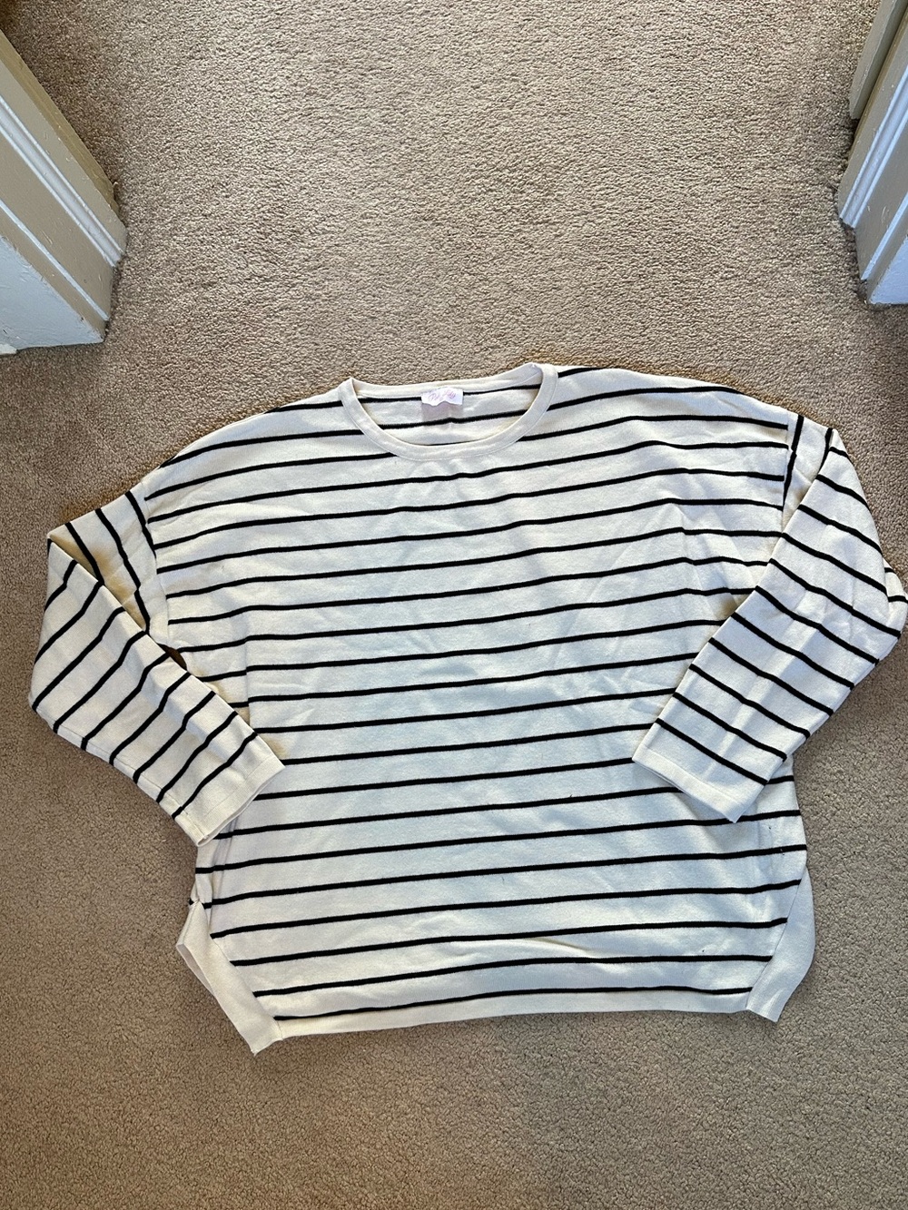 Oversized Striped Sweater